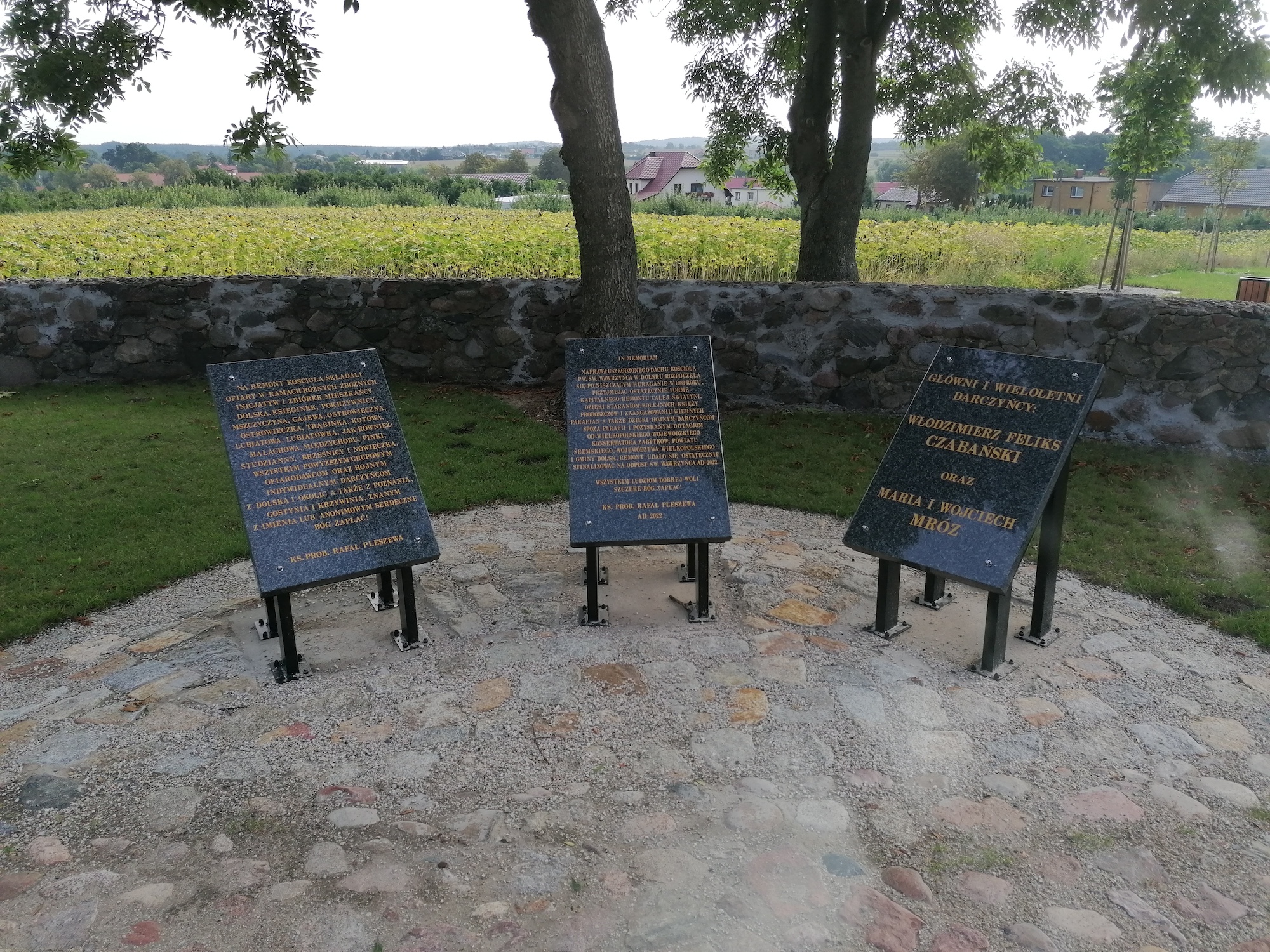 Tablice Na pami•tk© historia remontu i darczyšcy