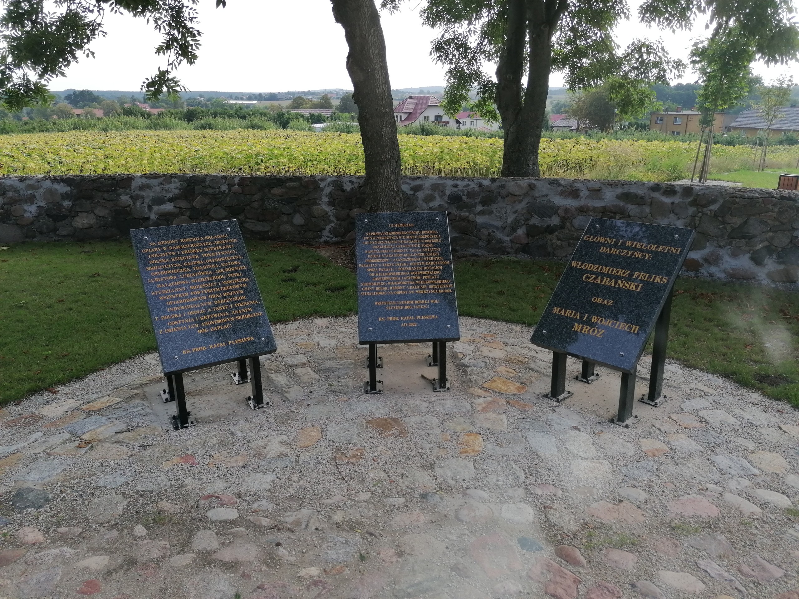 Tablice Na pami•tk© historia remontu i darczyšcy